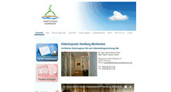 Desktop Screenshot of diabetespraxisblankenese.de